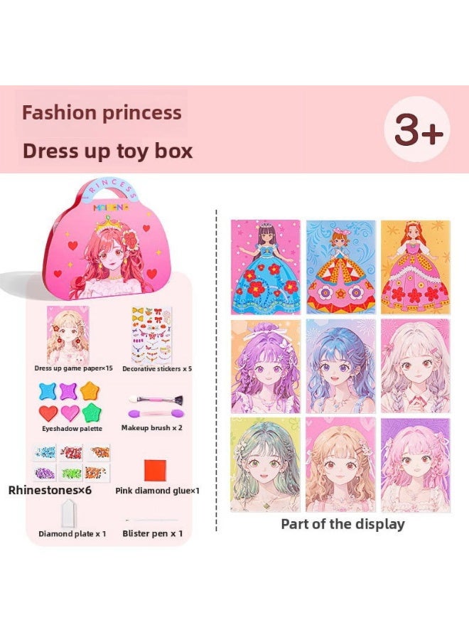 كابسترو مجموعة مكياج الأميرة للعب التخيلي - حقيبة تخزين مستحضرات التجميل مع إكسسوارات للعب الأدوار والتظاهر | نشاط إبداعي للأطفال بعيدًا عن الشاشات. - Image 5